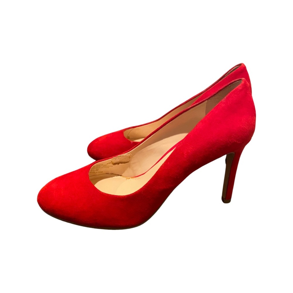 I.N.C. Red Suede Pumps